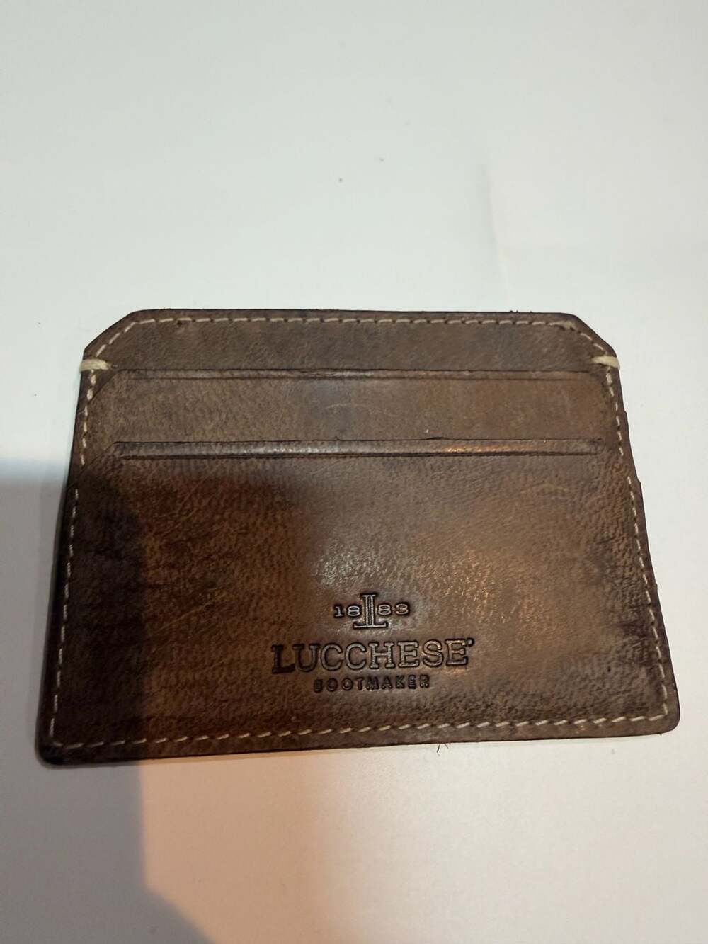 Lucchese 1883 Bootmaker Cosimo Leather Card Case